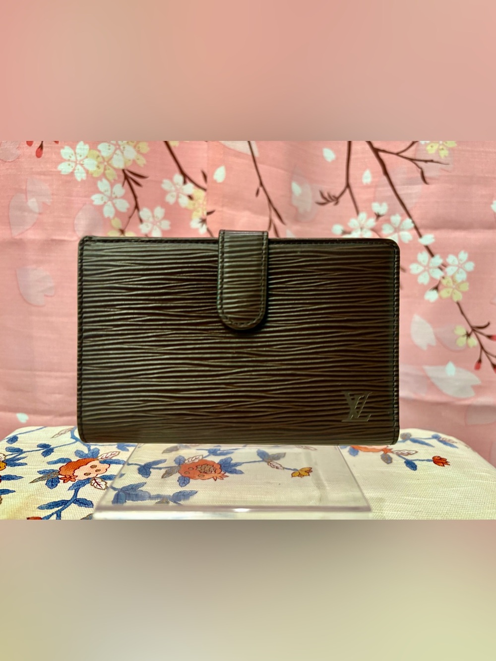 Louis Vuitton Epi Leather Kisslock French Purse Brown NEW GIFTABLE